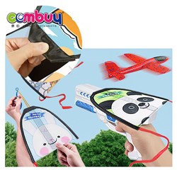 KB018318-9 KB018325 6 8 - Outdoor interactive simulation foam plane launcher toy ejection aircraft gun